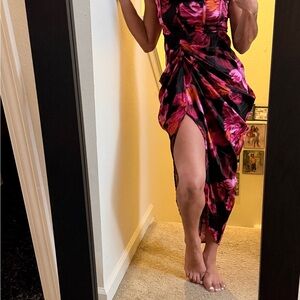 Elegant Floral Women's Dress